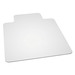 AbilityOne 7220016568324, SKILCRAFT Biobased Chair Mat for Hard Floors, 46 x 60, 25 x 12 Lip, Clear
