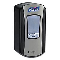 PURELL LTX-12 Touch-Free Dispenser, 1,200 mL, 5.75 x 4 x 10.5, Black (GOJ192804)