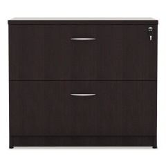 Alera Valencia Series Lateral File, 2 Legal/Letter-Size File Drawers, Espresso, 34" x 22.75" x 29.5" (VA513622ES)