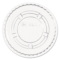 Dart Portion/Souffle Cup Lids, Fits 0.5 oz to 1 oz Cups, PET, Clear, 125 Pack, 20 Packs/Carton (DCCPL100N)