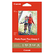 Canon Photo Paper Plus Glossy II, 10.6 mil, 4 x 6, Glossy White, 50/Pack (CNM1432C005)