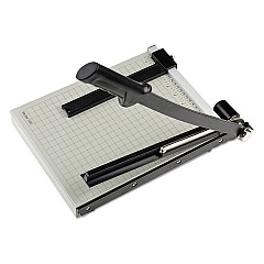 Dahle Vantage Guillotine Paper Trimmer/Cutter, 15 Sheets, 12" Cut Length, Metal Base, 10 x 12.75 (DAH12E)
