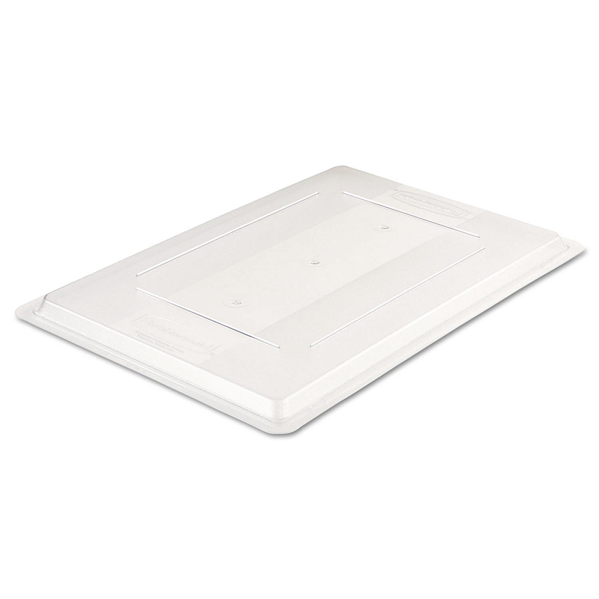 Rubbermaid Commercial Food/Tote Box Lids, 26 x 18, Clear, Plastic (RCP3302CLE)