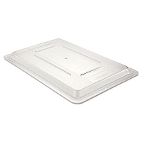 Rubbermaid Commercial Food/Tote Box Lids, 12 x 18, Clear, Plastic (RCP3310CLE)