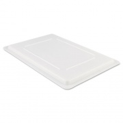 Rubbermaid Commercial Food/Tote Box Lids, 26 x 18, White (3502WHI)