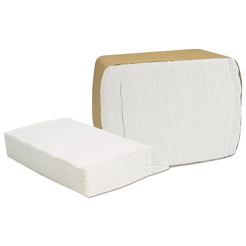 Cascades PRO Select Full Fold II Napkins, 1-Ply, 12 x 12, White, 375/Pack, 24/Carton (CSDN090)