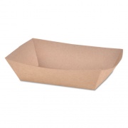 SCT Paper Food Baskets, 2 lb Capacity, Brown Kraft, 1,000/Carton (0517)