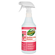 OdoBan Biostain And Odor Remover, Clean Fresh Scent, 32 Oz Spray Bottle, 12/carton (ODO960062QC12)