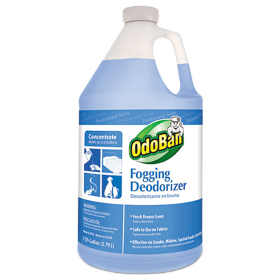 OdoBan Fogging Deodorizer, Fresh Breeze Scent, 1 Gal Bottle, 4/carton (ODO970262G4)