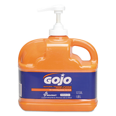 AbilityOne 8520015220840, SKILCRAFT GOJO Pumice Hand Cleaner, Fresh Citrus Scent, 0.5 gal, 6/Carton