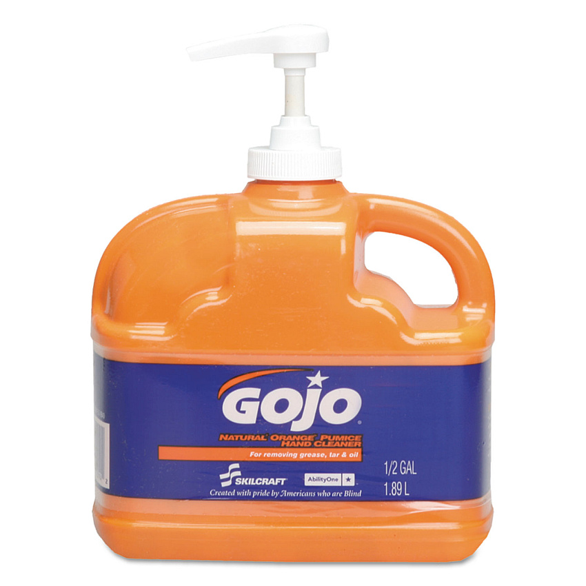 AbilityOne 8520015220840, SKILCRAFT GOJO Pumice Hand Cleaner, Fresh Citrus Scent, 0.5 gal, 6/Carton