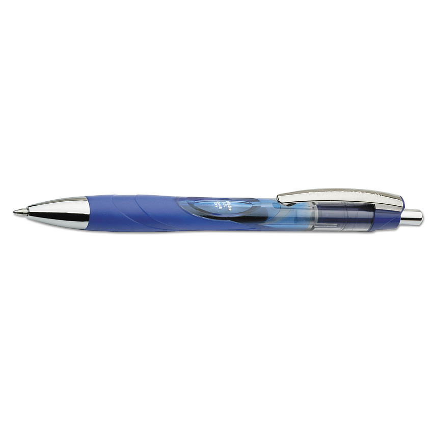 AbilityOne 7520015068502, SKILCRAFT VISTA Gel Pen, Retractable, Medium 0.7 mm, Blue Ink, Translucent Blue Barrel, Dozen