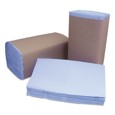 Tuff-Job Windshield Towels, 2-Ply, 9.25 x 10.25, Blue, 168/Pack, 12 Packs/Carton Tuff-Job Windshield Towels, 2-Ply, 9.25 x 10.25, Blue, 168/Pack, 12 Packs/Carton