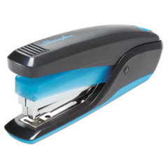 Swingline QuickTouch Reduced Effort Full Strip Stapler, 20-Sheet Capacity, Black/Blue (64506)