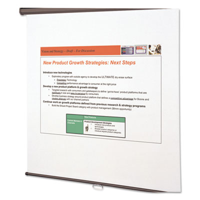 Quartet Wall Or Ceiling Projection Screen, 60 X 60, White Matte Finish (QRT660S)