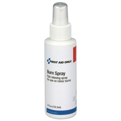 First Aid Only Refill for SmartCompliance General Business Cabinet, First Aid Burn Spray, 4 oz Bottle (13040)