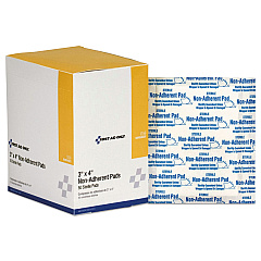 First Aid Only Refill for SmartCompliance General Business Cabinet, Non-Adherent Pads, 3 x 4 ,50/Box (FAOI256)