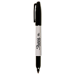 Sharpie Fine Bullet Tip Permanent Marker, Black, Dozen (SAN1812419)