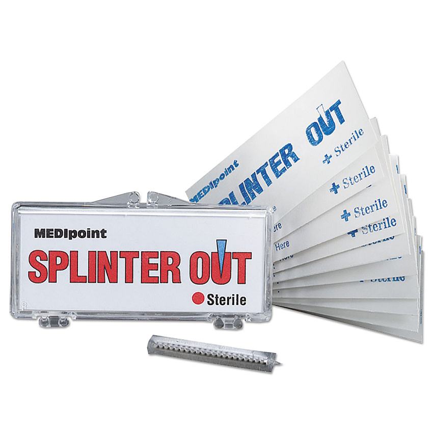 First Aid Only Refill for SmartCompliance General Business Cabinet, Splinter Out, Sterile,10/Box (FAO22410)