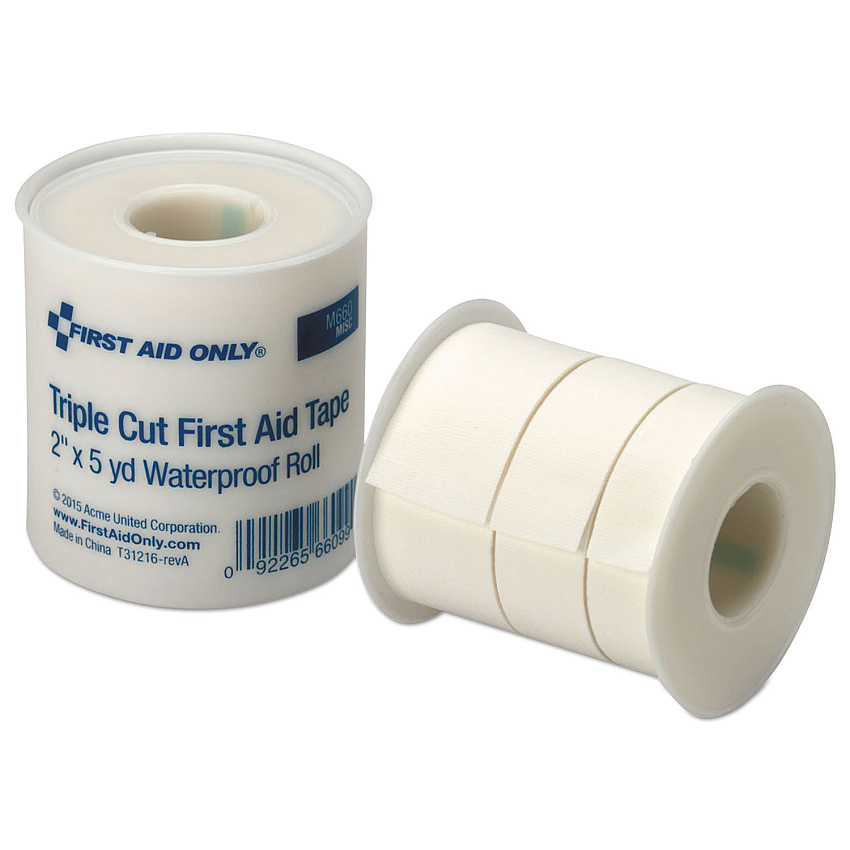 First Aid Only Refill for SmartCompliance General Business Cabinet, TripleCut Adhesive Tape, 2" x 5 yd Roll (FAOFAE9089)