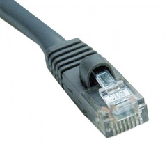 Tripp Lite Cat5e 350MHz Molded Patch Cable, RJ45 (M/M), 100 ft., Gray (N002100GY)