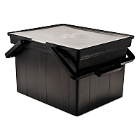 Advantus Companion Portable File, Letter/Legal Files, 17" x 14" x 11", Black (AVTTLF2B)