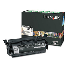 Lexmark X651H11A Toner, 7,000 Page-Yield, Black (LEXX651A41G)