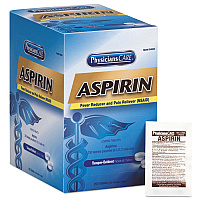 PhysiciansCare Aspirin Tablets, 250/Box (FAO54034)