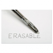 AbilityOne 7520016580692 SKILCRAFT Erasable Re-Write Gel Pen, Retractable, Medium 0.7 mm, Black Ink, Black Barrel, Dozen