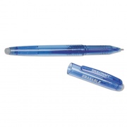 AbilityOne 7520016580389 SKILCRAFT Erasable Re-Write Gel Pen, Stick, Medium 0.7 mm, Blue Ink, Blue Barrel, Dozen
