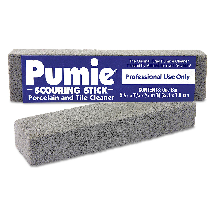 Pumie Scouring Stick, 6.75 x 1.25, Gray, Dozen (UPM12)