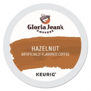 Gloria Jean's Coffees Coffees Coffees Hazelnut Coffee K-Cups, 96/Carton (60051052CT)