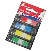 AbilityOne 7510016200283, SKILCRAFT Page Flags, 0.5 x 1.75, Assorted, 140/Pack