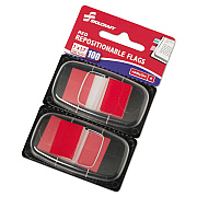 AbilityOne 7510013152019, SKILCRAFT Page Flags, 1 x 1.75, Red, 50 Flags/Dispenser, 2 Dispensers/Pack