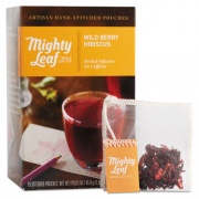 Mighty Leaf Tea Whole Leaf Tea Pouches, Wild Berry Hibiscus, 15/Box (510144)