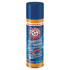 Arm & Hammer Baking Soda Air Freshener, Light Fresh, 7 oz Aerosol Spray, 12/Carton (CDC3320094170CT)