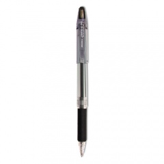 Zebra Jimnie Gel Pen, Stick, Medium 0.7 mm, Black Ink, Smoke Barrel, 12/Pack (44110)