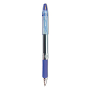Zebra Jimnie Gel Pen, Stick, Medium 0.7 mm, Blue Ink, Clear/Blue Barrel, 12/Pack (ZEB44120)