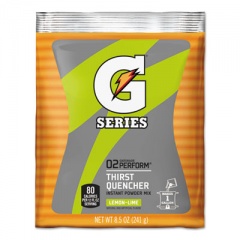 Gatorade Original Powdered Drink Mix, Lemon-Lime, 8.5oz Packets, 40/Carton (03956)