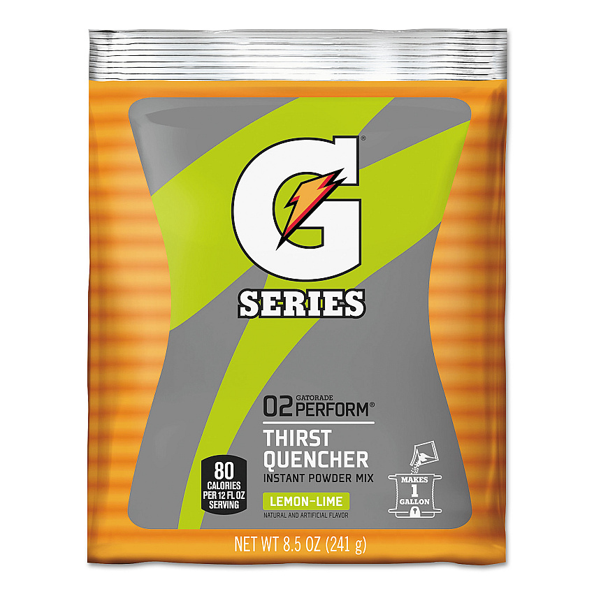 Gatorade Original Powdered Drink Mix, Lemon-Lime, 8.5oz Packets, 40/Carton (GTD03956)