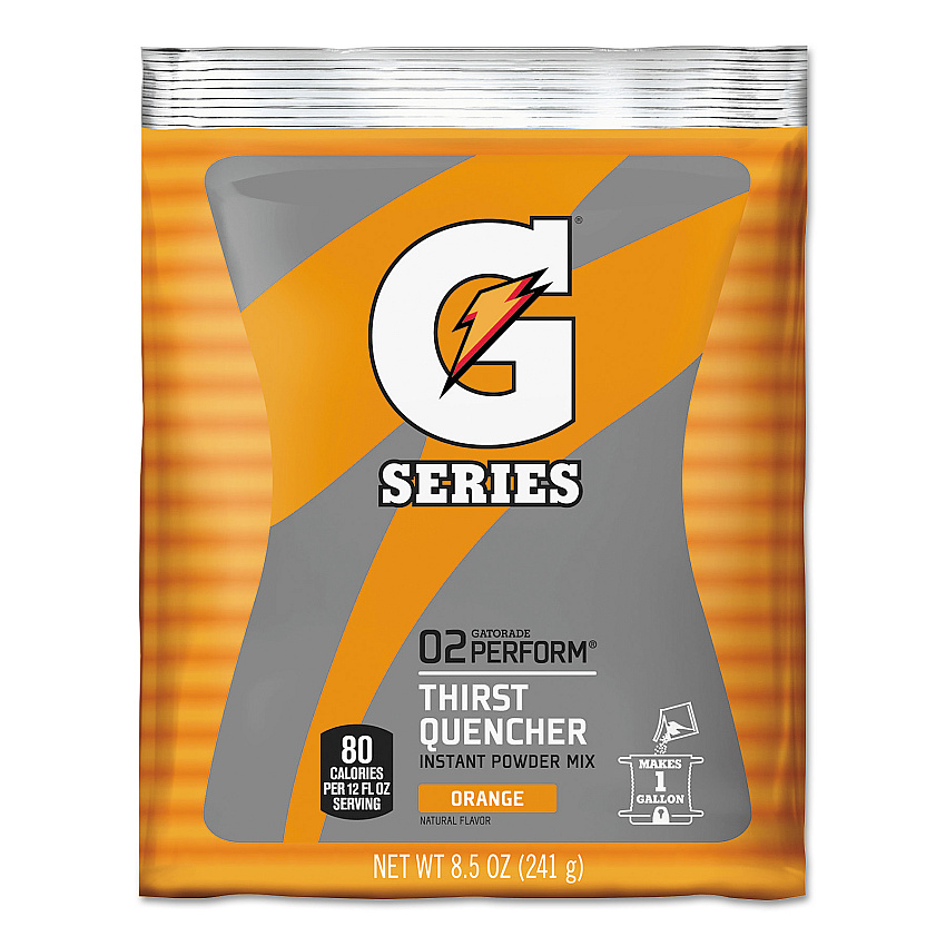 Gatorade Original Powdered Drink Mix, Orange, 8.5oz Packets, 40/Carton (GTD03957)