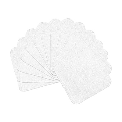 Cooks Linen Dishcloth 12x12 White, Pack Of 12 (PNP-DISH-WHITE)