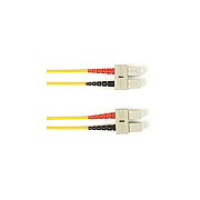 Black Box Om1 62.5/125 Multimode Fiber Optic Patch Cable - Ofnr Pvc, Sc To Sc, Yellow, 5-m (16.4-ft.), Taa (R62005MSCSCYL)
