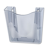 deflecto Euro-Style DocuPocket Portrait Wall File, A4/Legal/Letter/Magazines/Portfolio Size, 10.25" x 4" x 10", Smoke (DEF63002)