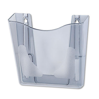 deflecto Euro-Style DocuPocket Portrait Wall File, A4/Legal/Letter/Magazines/Portfolio Size, 10.25" x 4" x 10", Smoke (DEF63002)