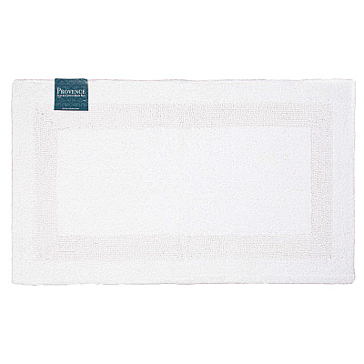 Provence Bath Rug 17x24 Border Design White, 1 Each (PROV1724-WH)