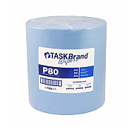Taskbrand P80 Hydrospun Jumbo Roll, Blue, 12x12, 475 Sh/rl, 1 Rl/cs, Case Of 475 (N-P080JPB)