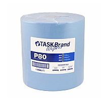 Taskbrand P80 Hydrospun Jumbo Roll, Blue, 12x12, 475 Sh/rl, 1 Rl/cs, Case Of 475 (N-P080JPB)