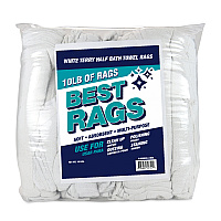 W50cb Wall Washing Terry Wipers White 10lb Bag (N-W50CB-10BG)