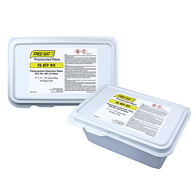 Free-sat Polyproylene Wipes 9x11 50 Bag 24 Bags Cs, Bag Of 50 (FS-NTP-911)